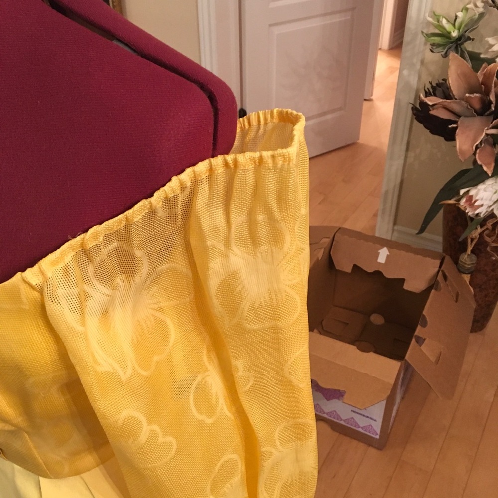 “ Jimmy Choo “ Vintage Flashy yellow dress - Picture 6 of 14